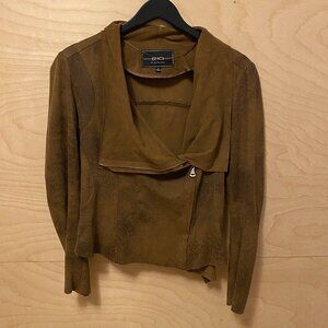 BNCI by Blanc Noir Brown Lightweight Jacket Size Small
